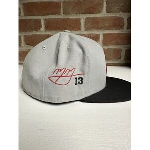 NEW ERA BALTIMORE ORIOLES‎ Machado 13 Signature Fitted Red Grey 7 3/8 HTF Cap